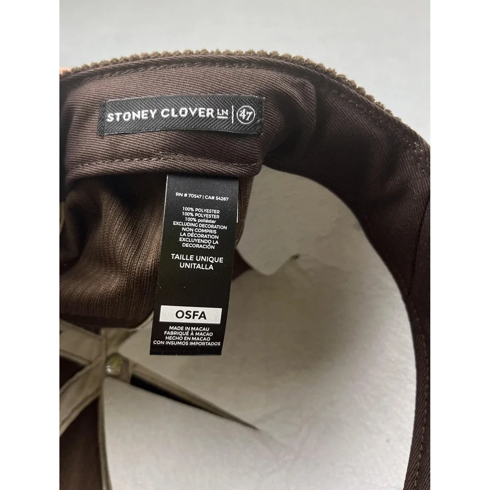 Cleveland Browns Hat 47 Brand Snap Back Stoney Clover‎ Lane NFL Corduroy NEW